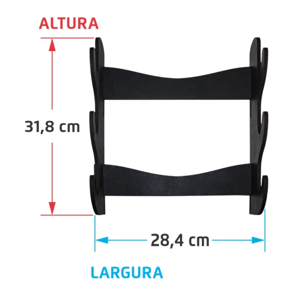 Suporte de Parede - 03 Espadas - Imagem 2