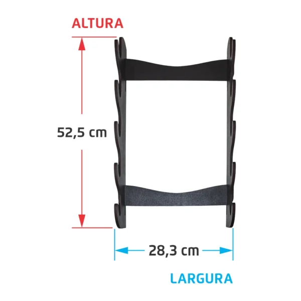 Suporte de Parede - 05 Espadas - Imagem 2