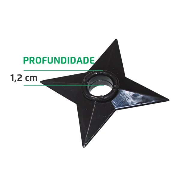 Shuriken - Borracha Flexível - Imagem 3