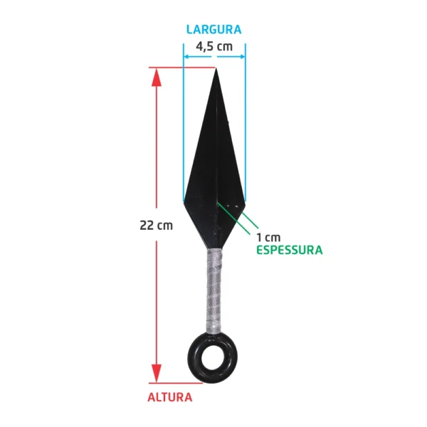 Kunai - Borracha Flexível - Imagem 2