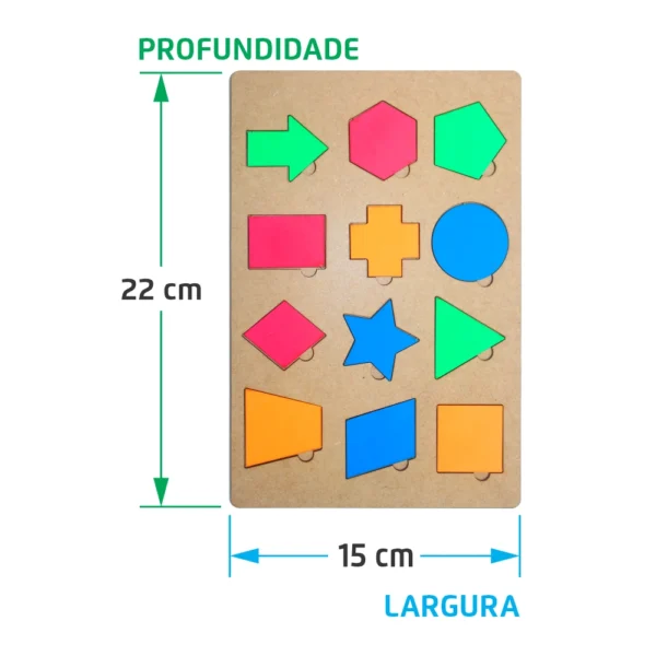 Placa Formas Geométricas - Imagem 2