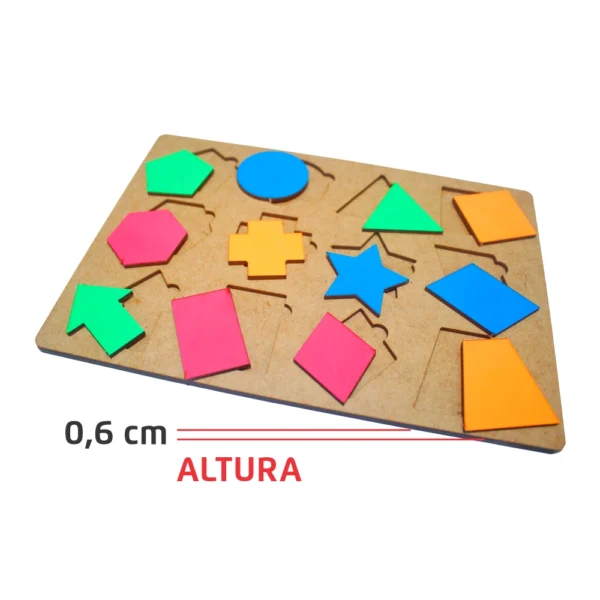Placa Formas Geométricas - Imagem 3