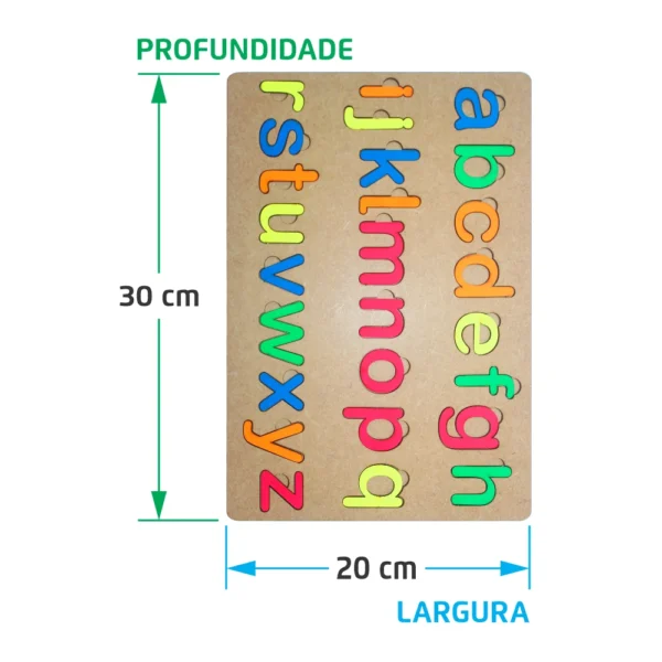 Placa Alfabeto Minúsculo - Imagem 2