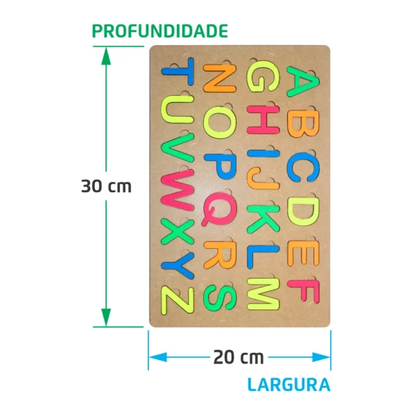 Placa Alfabeto Maiúsculo - Imagem 2